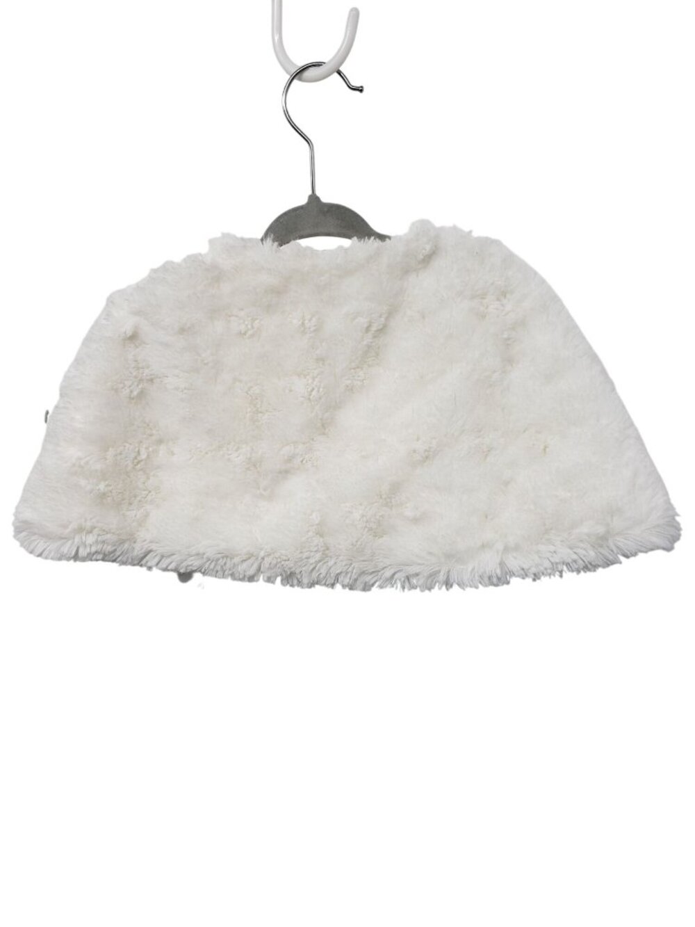 Bunnies by the Bay White Faux Fur Cape Bunny Heads 6-12 Months Give Glad Dreams - Picture 10 of 13